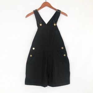 Big Bud Press Shortalls Black‎ Size XS Overall Shorts
